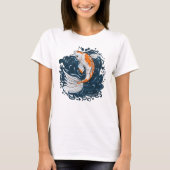 Koi Fish Water Biegemeister T-Shirt (Vorderseite)