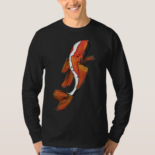 Koi Fish Watercolor T-Shirt (Vorderseite)