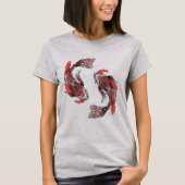Koi Fish Wirbel T-Shirt (Vorderseite)