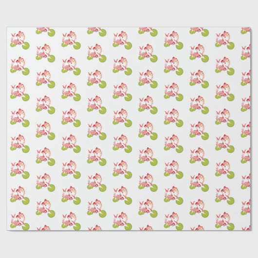 Koi Fish Wrapping Paper Geschenkpapier (Flach)