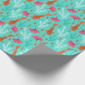 Koi Fish Wrapping Paper Geschenkpapier (Ecke)