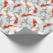 Koi Fish Wrapping Paper Geschenkpapier (Ecke)