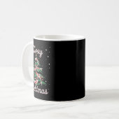 Koi Fish Xmas Tree Koi Carp Weihnachtsbaum Kaffeetasse (Vorderseite Links)