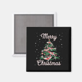 Koi Fish Xmas Tree Koi Carp Weihnachtsbaum Magnet (Vorderseite/Rückseite)