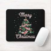 Koi Fish Xmas Tree Koi Carp Weihnachtsbaum Mousepad (Mit Mouse)