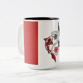Koi Fish Yin Yang Tasse (Vorderseite Links)