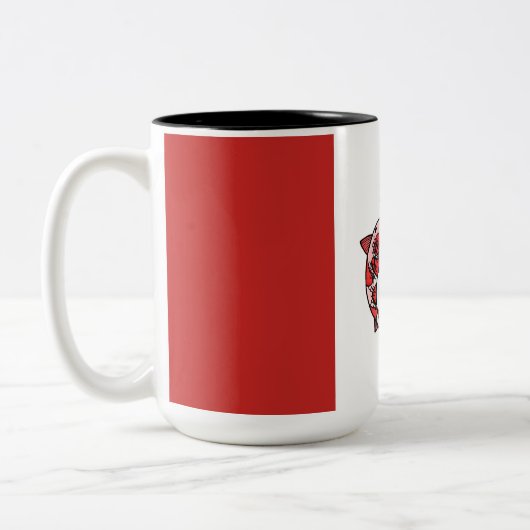 Koi Fish Yin Yang Tasse (Links)