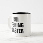 Koi Fishing Master Zweifarbige Tasse (Vorderseite Links)