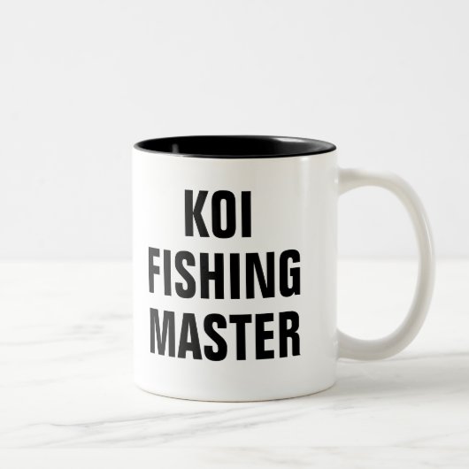 Koi Fishing Master Zweifarbige Tasse (Rechts)