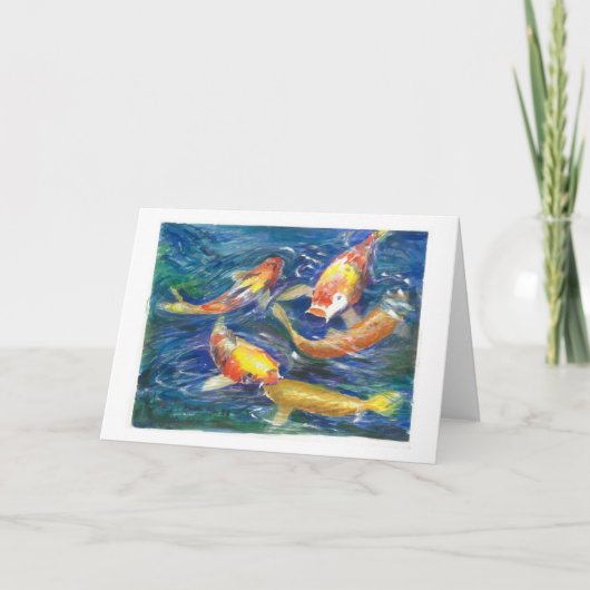 Koi Freunde Karte (Vorderseite)