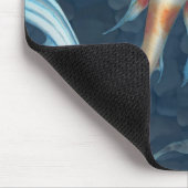 Koi Geisha-Meerjungfrau Mousepad (Ecke)