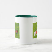 Koi-Gemälde, Tasse (Zentrum)