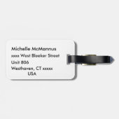 Koi Gepäckanhänger (Rückseite horizontal)