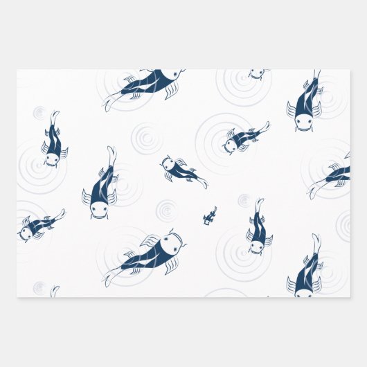 Koi - geschenkpapier set (Vorderseite 3)
