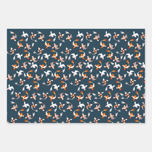 Koi Geschenkpapier Set (Vorderseite 3)