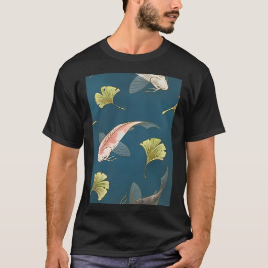 Koi. Ginkgo T-Shirt (Vorderseite)