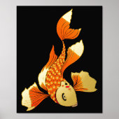 Koi Gold Fish Foliendrucke (Vorderseite)