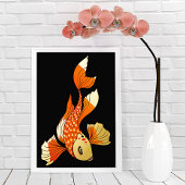 Koi Gold Fish Foliendrucke