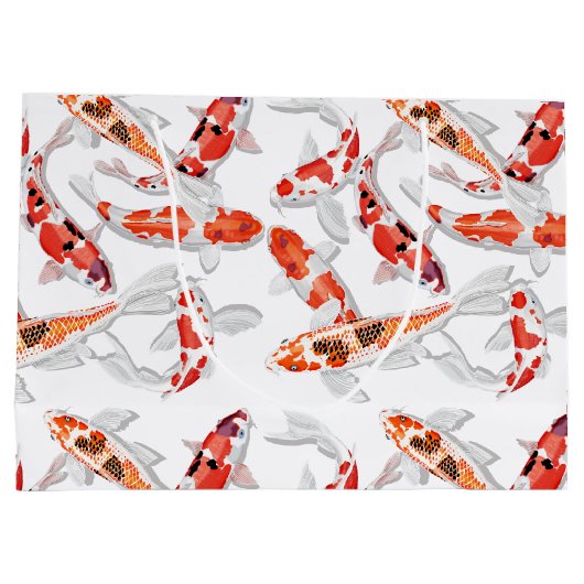 Koi Große Geschenktüte (Rückseite)