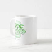 Koi Grün Kaffeetasse (Vorderseite Links)