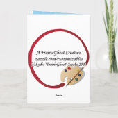 Koi Gruß-Karte Karte (Rückseite)