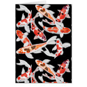 Koi Grußkarte (Vorne)