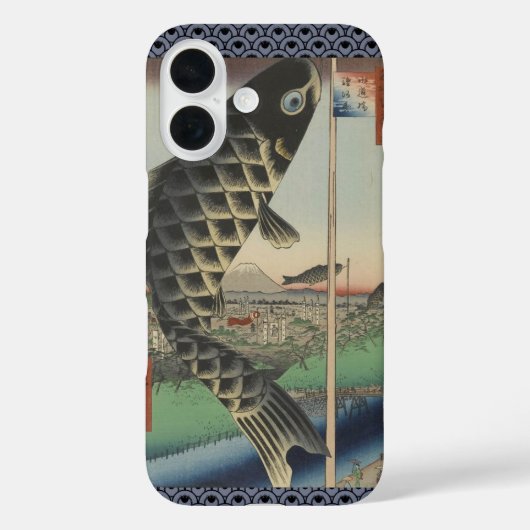 Koi Hiroshige Fish Festival Flag Case-Mate iPhone Hülle (Rückseite)