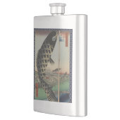 Koi Hiroshige Fish Festival Flag Flachmann (Links)