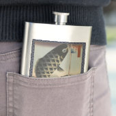 Koi Hiroshige Fish Festival Flag Flachmann (Beispiel)