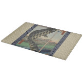 Koi Hiroshige Fish Festival Flag Schneidebrett (Ecke)