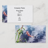 Koi im wirbelnden Wasser Visitenkarte (Vorne/Hinten)