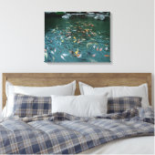 Koi in einem Teich Leinwanddruck (Insitu (Schlafzimmer))