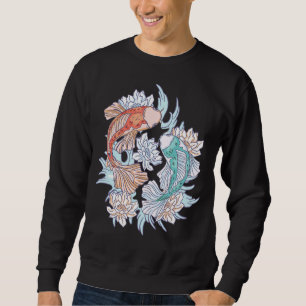 Koi in Ying & Yang Style für Männer Frauen und Kin Sweatshirt