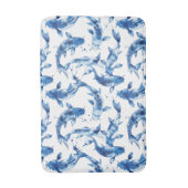 Koi indigo shibori badematte (Vorderseite Vertikal)