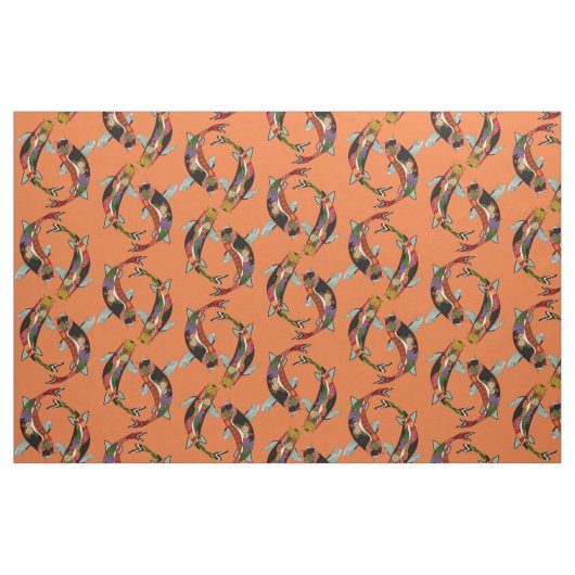 koi Ingwer Stoff (Yard (91,4 cm))