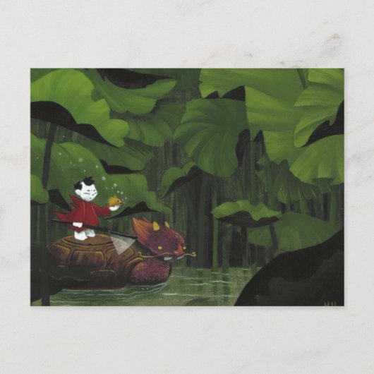 Koi Jäger Postkarte (Vorderseite)