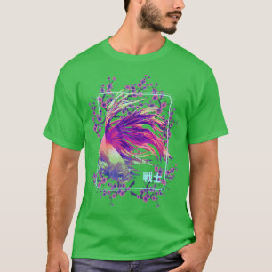 Koi Japanischer Fisch Sakura Tree Cherry Blossom N T-Shirt