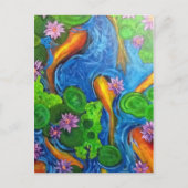 Koi Joy II Postcard Postkarte (Vorderseite)