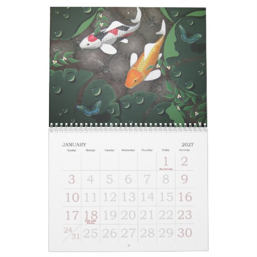 koi Kalender 2012 (Jan 2027)
