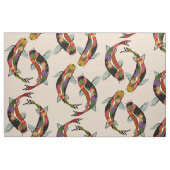 Koi Kamiomile Stoff (Fat Quarter (45,7 x 55,9 cm))