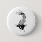 koi Karpfen Button (Vorderseite)