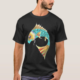Koi Karpfen-Fische - Symbol für Glück u. Glück T-Shirt