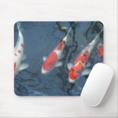 Koi Karpfen im Teich, Hochwinkel Mousepad (Mit Mouse)