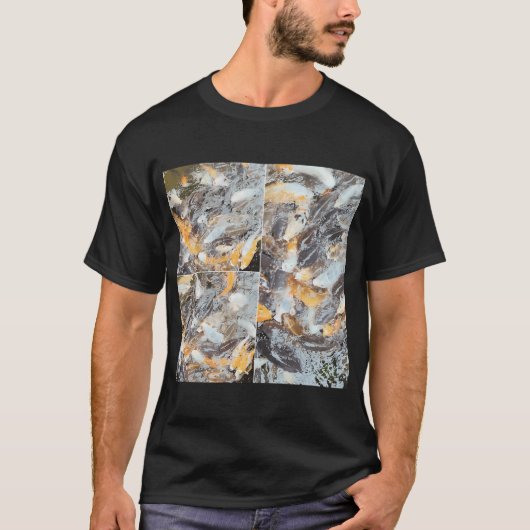 Koi-Karpfen in einem Teich T-Shirt (Vorderseite)
