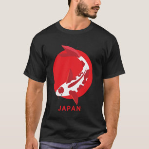 Koi-Karpfen Japan Tancho Nishikigoi Fisch Teich Wa T-Shirt