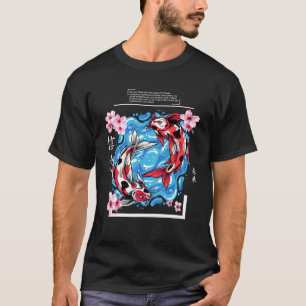 Koi-Karpfen Japanisches Fischdesign T-Shirt