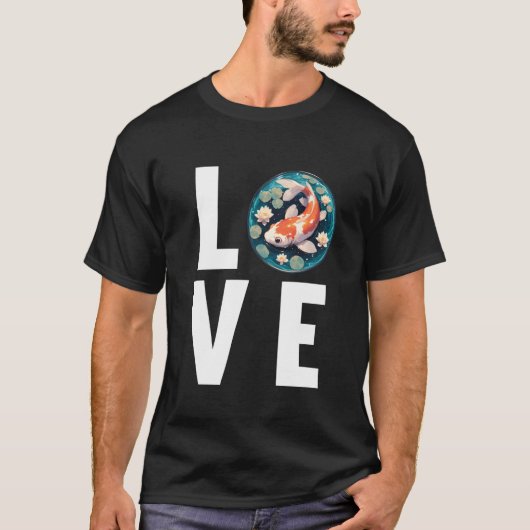 Koi Karpfen Koi Karpfen T-Shirt (Vorderseite)