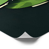 Koi-Karpfen-Lotus-Teich Serenität Poster (Ecke)