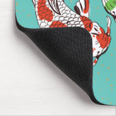 Koi-Karpfen Mousepad (Ecke)