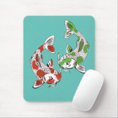Koi-Karpfen Mousepad (Mit Mouse)